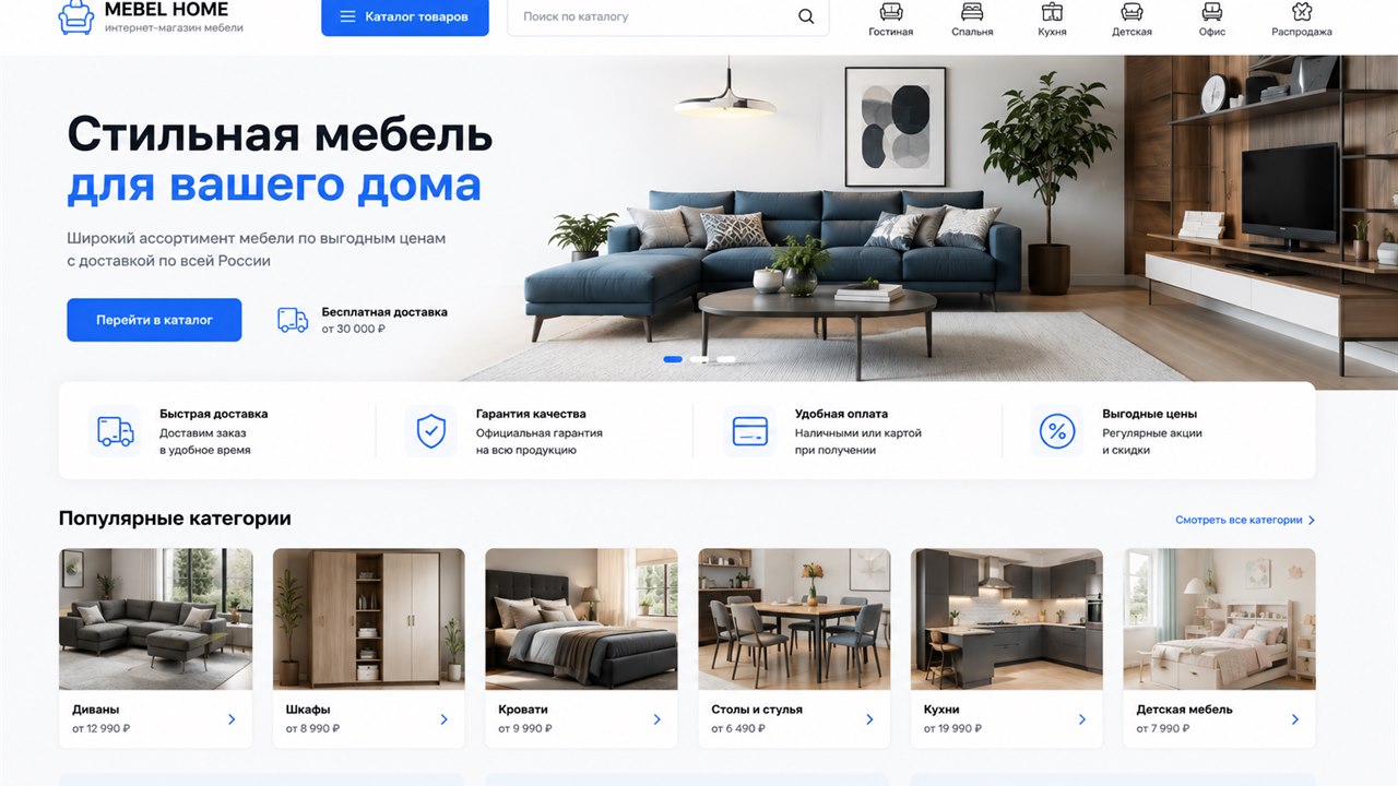 Интернет-магазин мебели